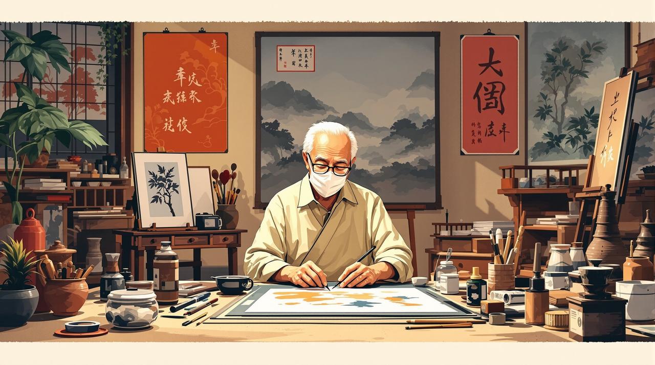 水墨丹青大师专访：用画笔讲述中国故事